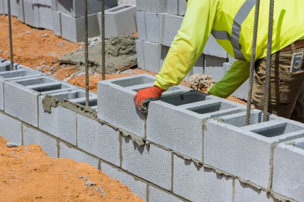 Concrete Blocks Installation in Massillon