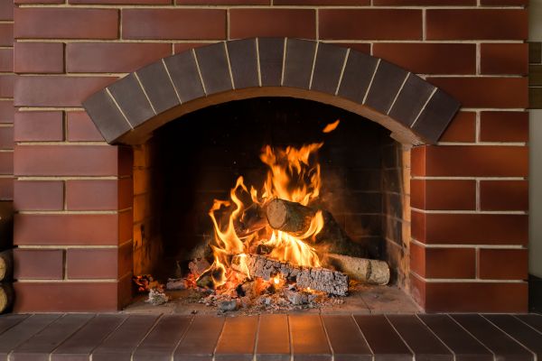 Brick Fireplace Installation in Massillon