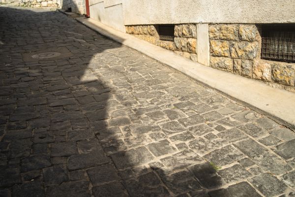 Stone Sidewalk Repair in Massillon