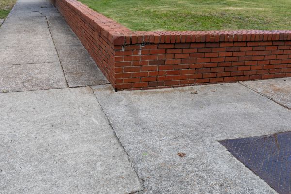 Brick Retaining Wall Repair in Massillon